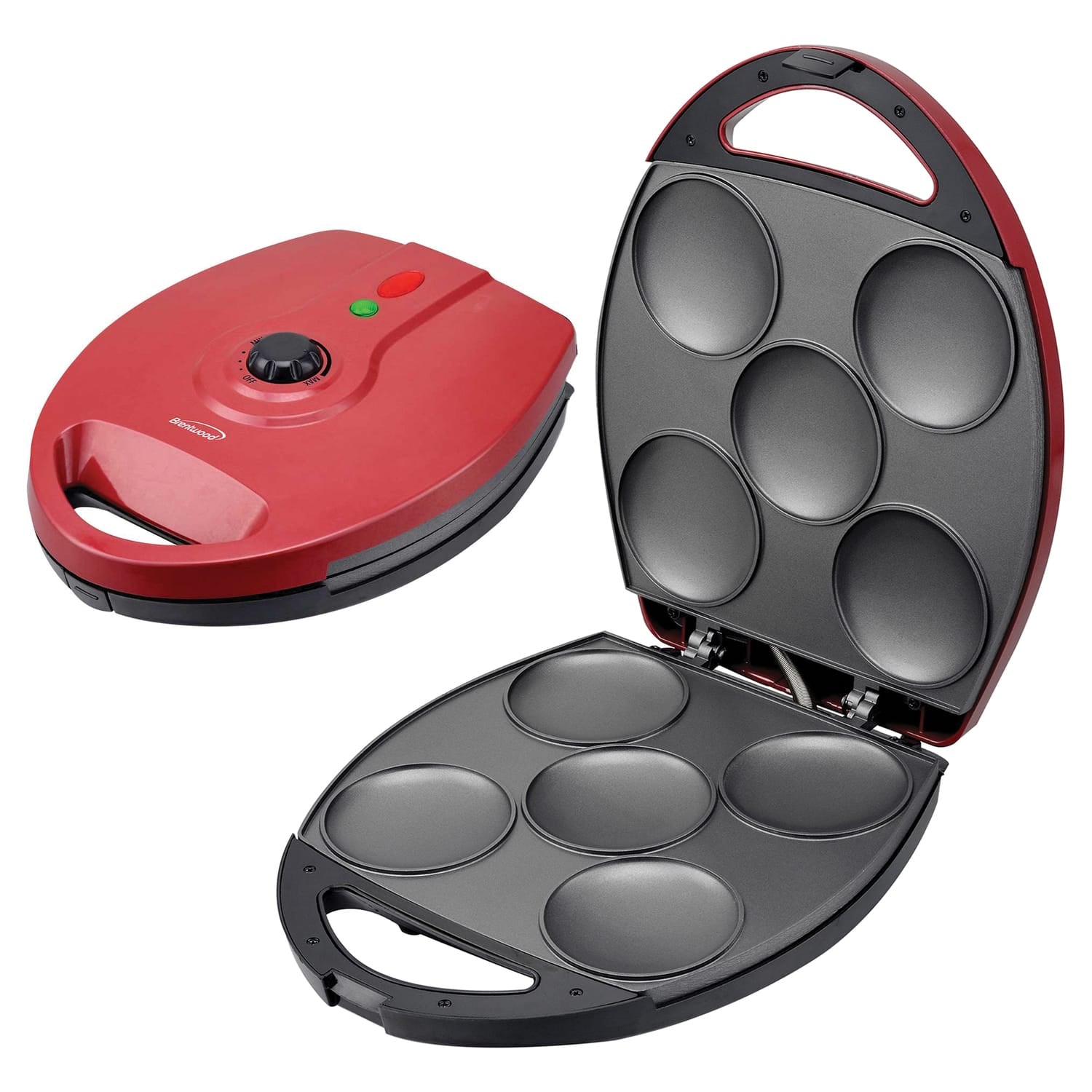 Brentwood 1200-Watt 5-Piece Nonstick Arepa Maker