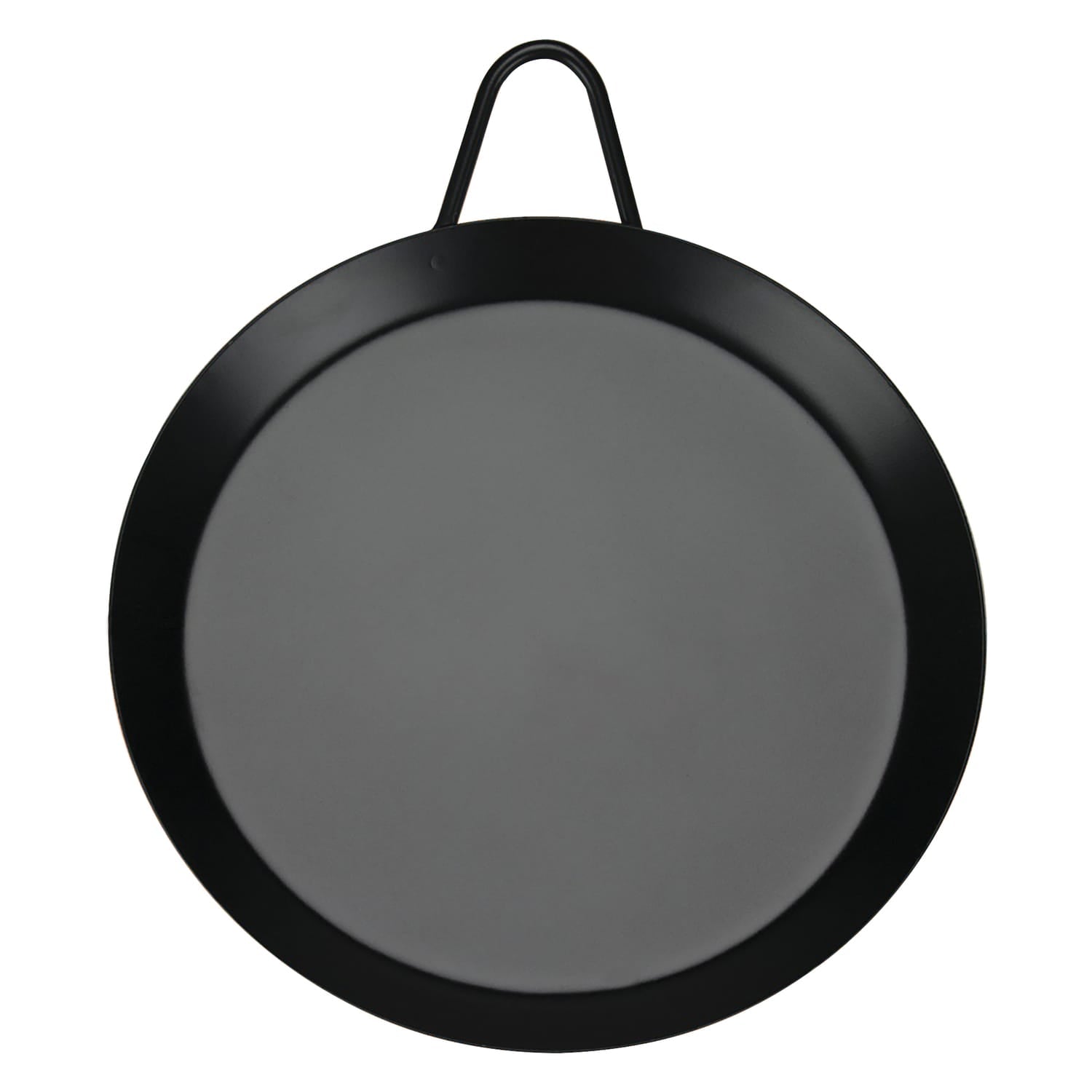 Brentwood Carbon Steel Nonstick Round Comal Griddle for Single Burner, 9.5 In.