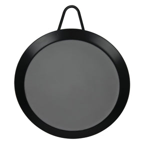Brentwood Carbon Steel Nonstick Round Comal Griddle for Single Burner, 9.5 In.