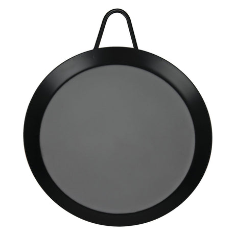 Brentwood Carbon Steel Nonstick Round Comal Griddle for Single Burner, 9.5 In.