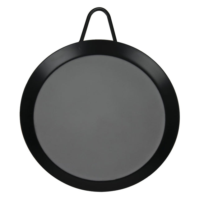 Brentwood Carbon Steel Nonstick Round Comal Griddle for Single Burner, 9.5 In.