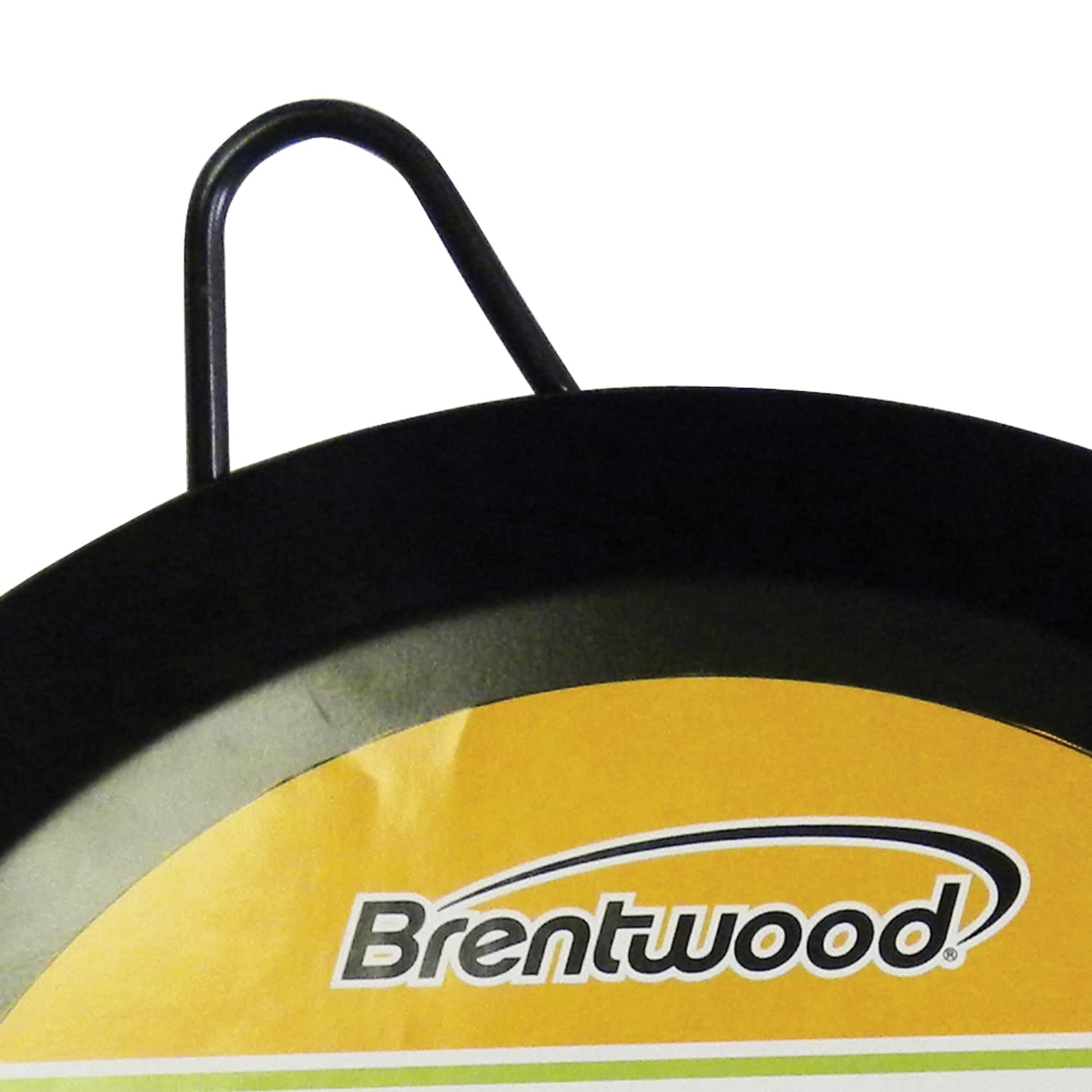 Brentwood Carbon Steel Nonstick Round Comal Griddle for Single Burner, 11 In.