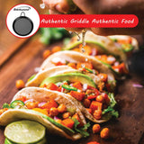 Brentwood Carbon Steel Nonstick Round Comal Griddle, 13 In.