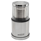 Brentwood 75-Gram Electric Stainless Steel Wet-and-Dry Coffee Bean, Herb, and Spice Grinder with 2 Removable Bowls, CG-162S