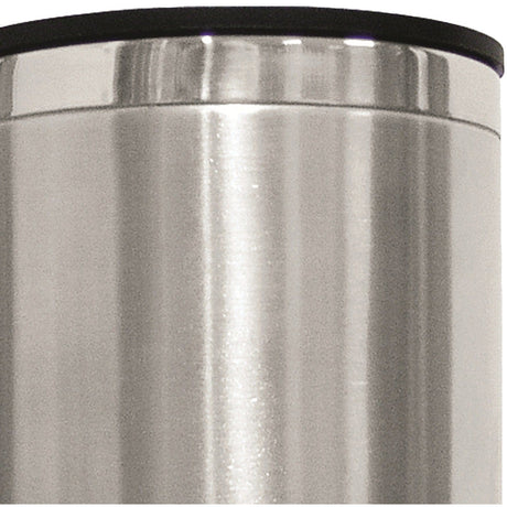 Brentwood Geojug 16-Oz. Stainless Steel 12-Volt Heated Travel Mug, Silver