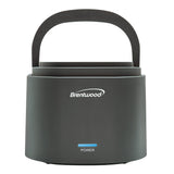 Brentwood 110-Volt 50-Watt 0.625-Qt. Portable Leakproof Electric Lunch Box, Gray
