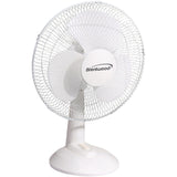 Brentwood 12-In. 3-Speed 32-Watt Oscillating Desk Fan