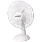 Brentwood 12-In. 3-Speed 32-Watt Oscillating Desk Fan