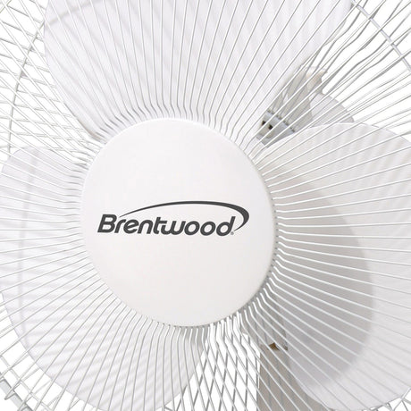 Brentwood 12-In. 3-Speed 32-Watt Oscillating Desk Fan