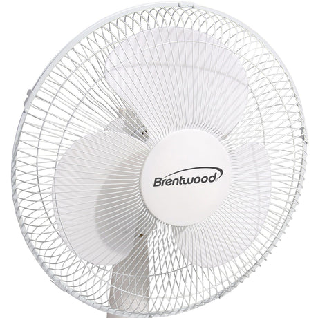 Brentwood 12-In. 3-Speed 32-Watt Oscillating Desk Fan
