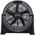 Brentwood 20-In. Portable High-Velocity Air-Circulator Floor Fan with 3 Speeds, 5 Blades, 90° Pivoting Head, 60-In. Cord