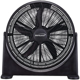 Brentwood 20-In. Portable High-Velocity Air-Circulator Floor Fan with 3 Speeds, 5 Blades, 90° Pivoting Head, 60-In. Cord