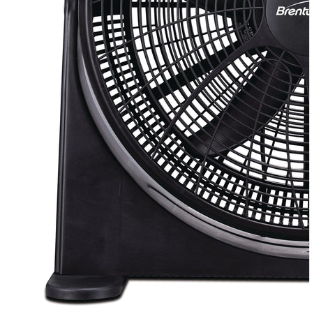 Brentwood 20-In. Portable High-Velocity Air-Circulator Floor Fan with 3 Speeds, 5 Blades, 90° Pivoting Head, 60-In. Cord
