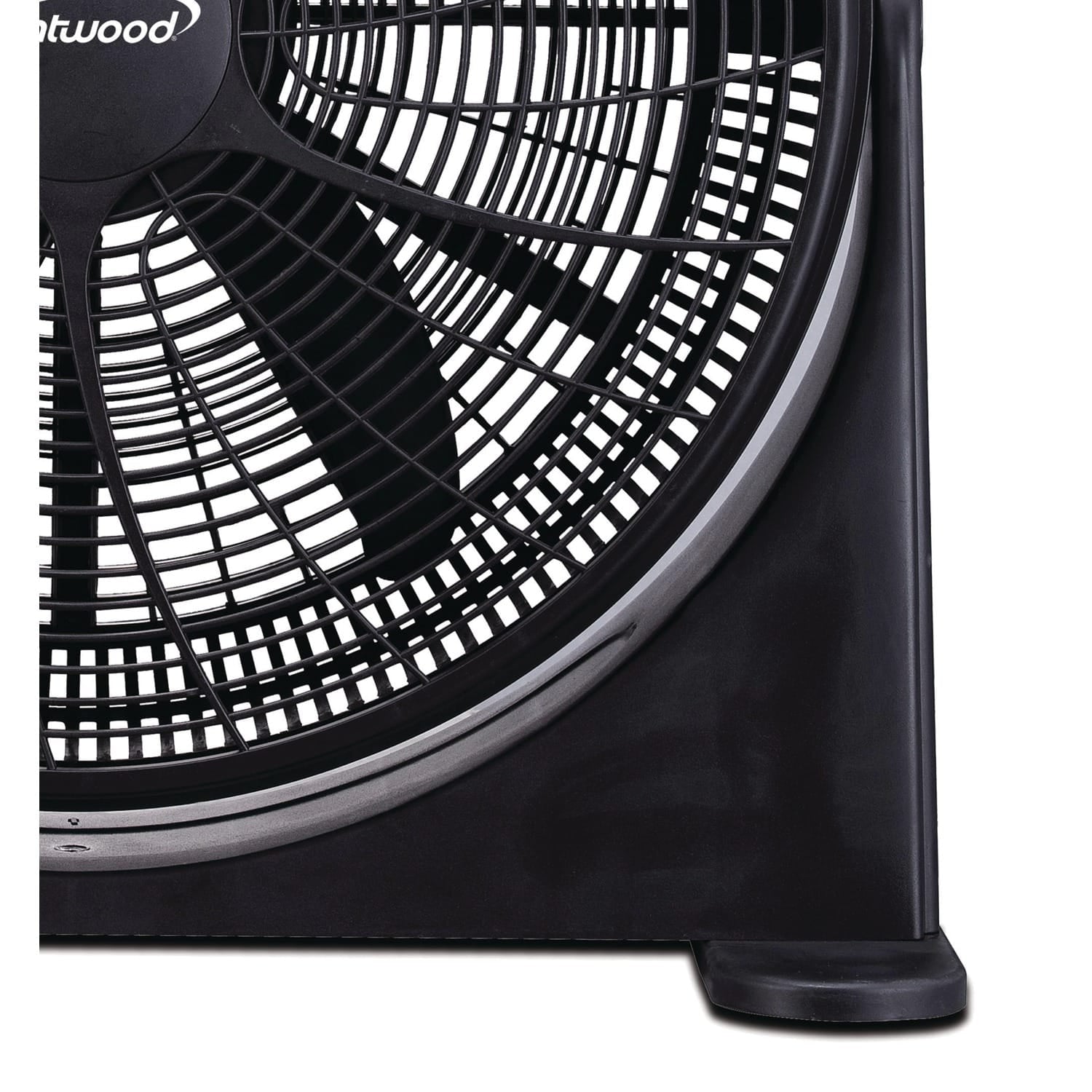 Brentwood 20-In. Portable High-Velocity Air-Circulator Floor Fan with 3 Speeds, 5 Blades, 90° Pivoting Head, 60-In. Cord