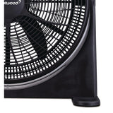 Brentwood 20-In. Portable High-Velocity Air-Circulator Floor Fan with 3 Speeds, 5 Blades, 90° Pivoting Head, 60-In. Cord
