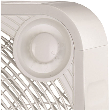 Brentwood 20-In. Portable Box Fan with 3 Speeds, 2294 CFM, 5 Blades, 60 Watts, Slim Design, 72-In. Cord