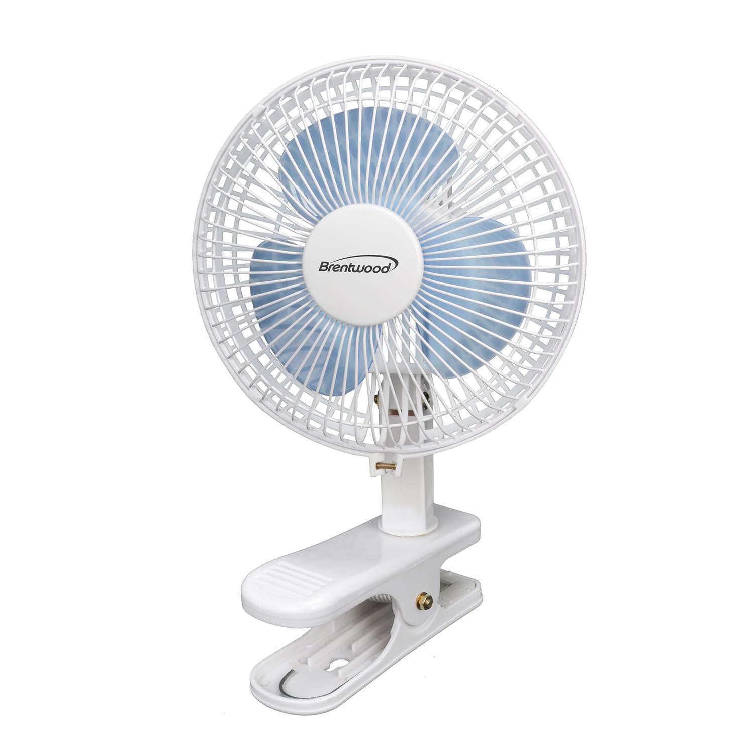 Brentwood 6-In. 2-Speed Convertible Clip-on Desk Fan