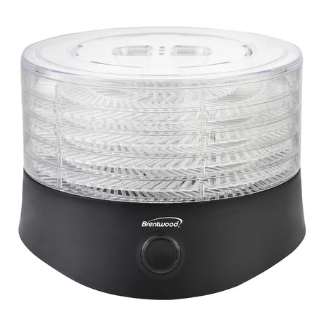 Brentwood 5-Tray Food Dehydrator with Auto Shutoff