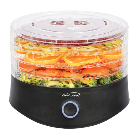 Brentwood 5-Tray Food Dehydrator with Auto Shutoff