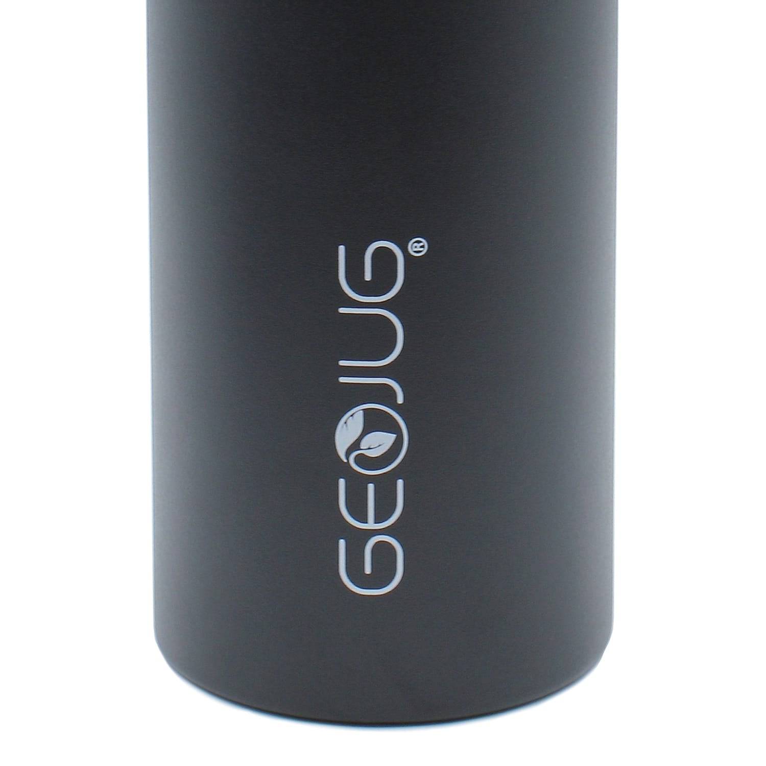 Brentwood Geojug Stainless Steel Vacuum-Insulated Water Bottle, 1.1 L, Black/Silver