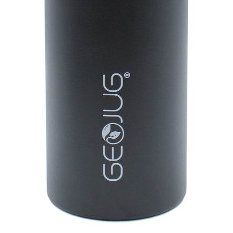 Brentwood Geojug Stainless Steel Vacuum-Insulated Water Bottle, 1.1 L, Black/Silver