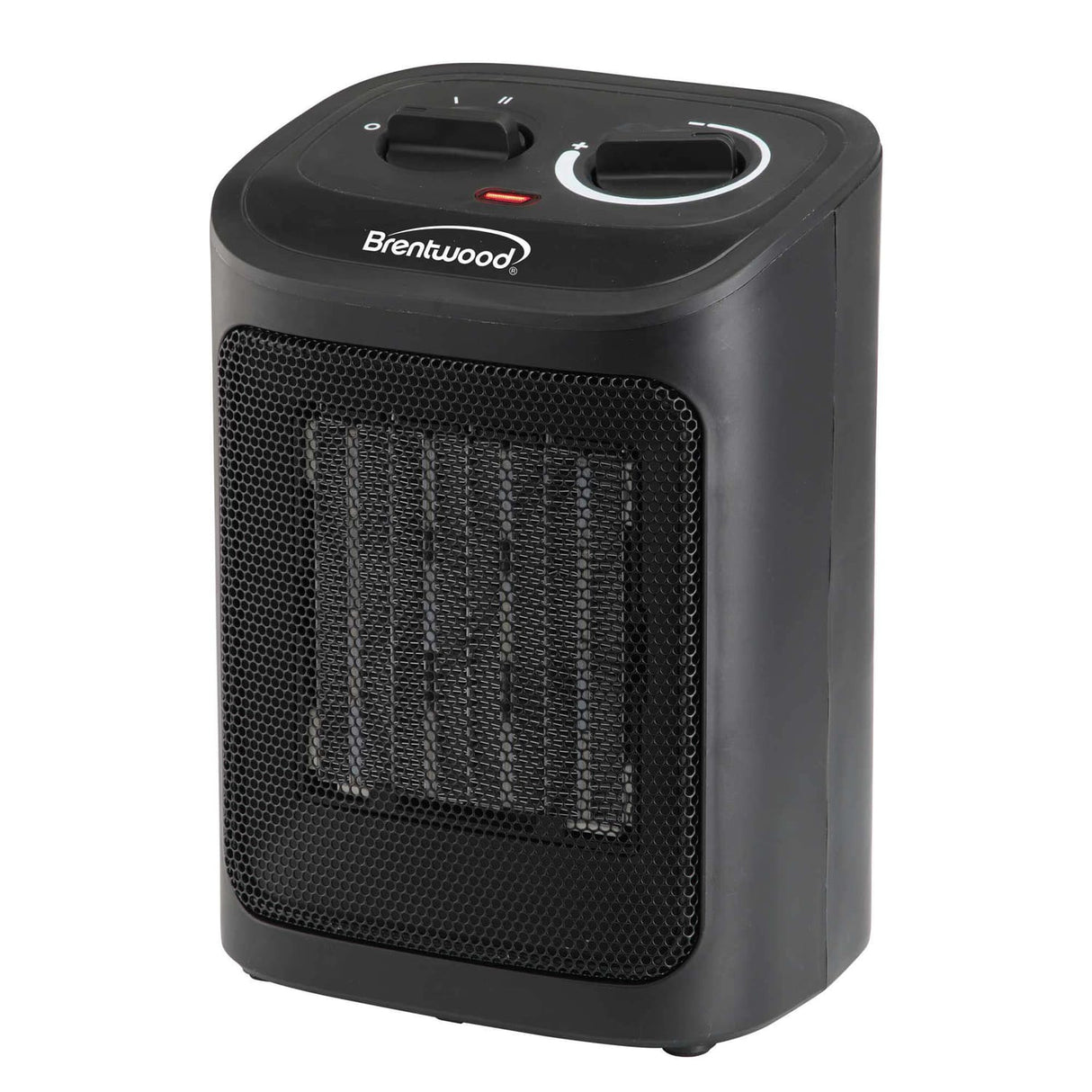 Brentwood 1500-Watt-Max Portable Ceramic Space Heater and Fan, Black, H-C1603BK