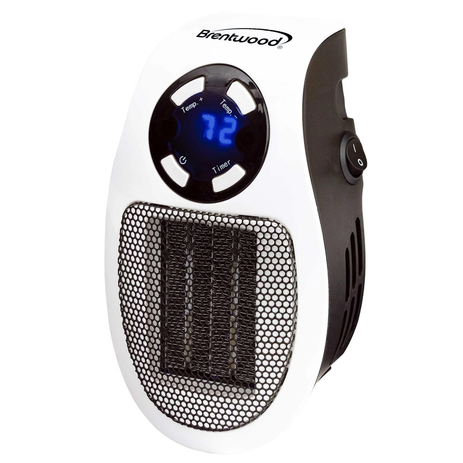 Brentwood 350-Watt Plug-in Wall-Outlet Personal Space Heater
