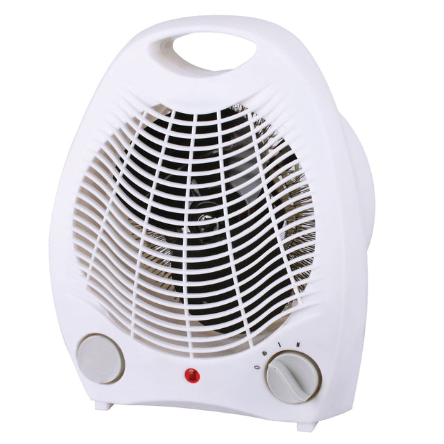 Brentwood Portable Electric Ceramic Space Heater and Fan, 1500/750 Watts/Fan Only, 5000 BTUs, Adjustable Thermostat, Safety Features, 69.6-In. Cord