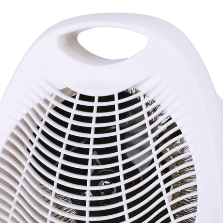 Brentwood Portable Electric Ceramic Space Heater and Fan, 1500/750 Watts/Fan Only, 5000 BTUs, Adjustable Thermostat, Safety Features, 69.6-In. Cord
