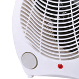Brentwood Portable Electric Ceramic Space Heater and Fan, 1500/750 Watts/Fan Only, 5000 BTUs, Adjustable Thermostat, Safety Features, 69.6-In. Cord