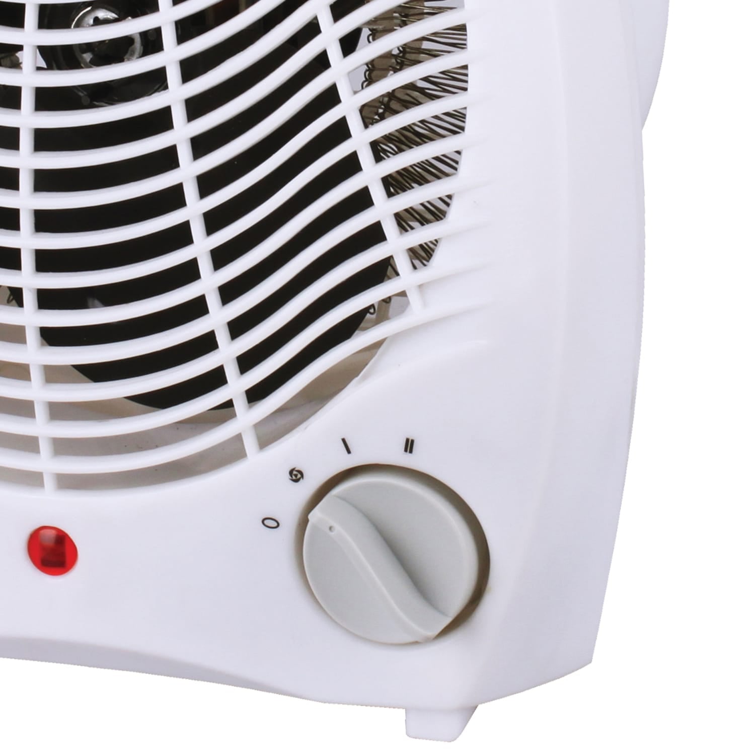 Brentwood Portable Electric Ceramic Space Heater and Fan, 1500/750 Watts/Fan Only, 5000 BTUs, Adjustable Thermostat, Safety Features, 69.6-In. Cord