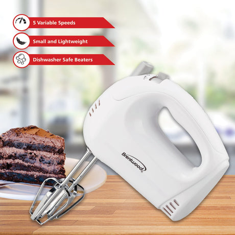 Brentwood 150-Watt 5-Speed Hand Mixer