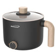 Brentwood 1.6-Qt. 600-Watt Multi-Function Electric Hot Pot Cooker with Ceramic Nonstick Coating, Black