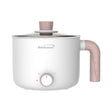 Brentwood 1.6-Qt. 600-Watt Multi-Function Electric Hot Pot Cooker with Ceramic Nonstick Coating, White