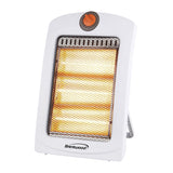 Brentwood H-Q1000Q 1000-Watt-Max Portable Quartz Space Heater, White