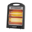 Brentwood H-Q600BK 600-Watt-Max Portable Quartz Space Heater, Black