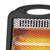 Brentwood H-Q600BK 600-Watt-Max Portable Quartz Space Heater, Black