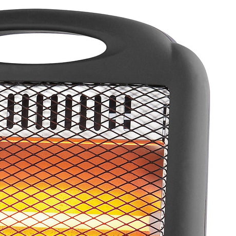 Brentwood H-Q600BK 600-Watt-Max Portable Quartz Space Heater, Black
