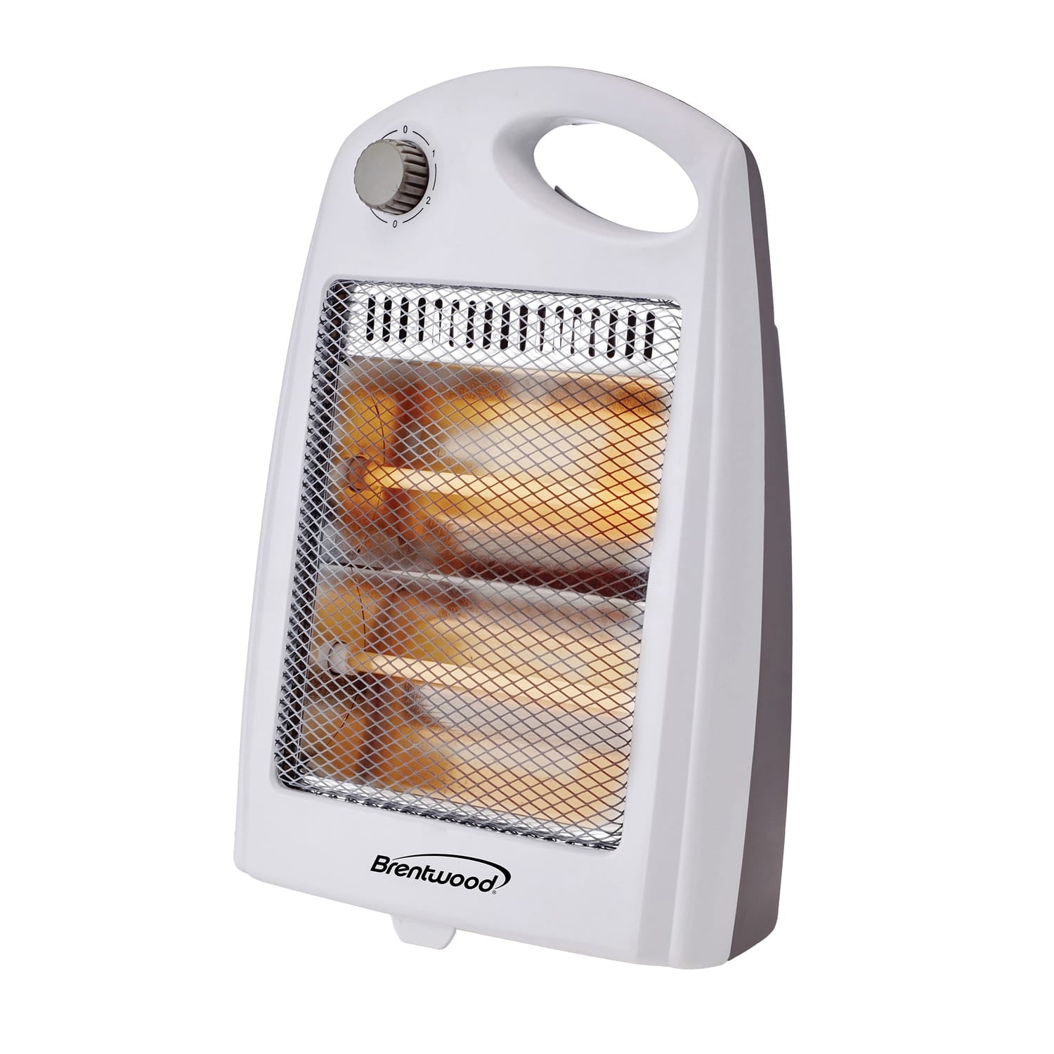 Brentwood H-Q 801W 800-Watt-Max Portable Quartz Space Heater, White