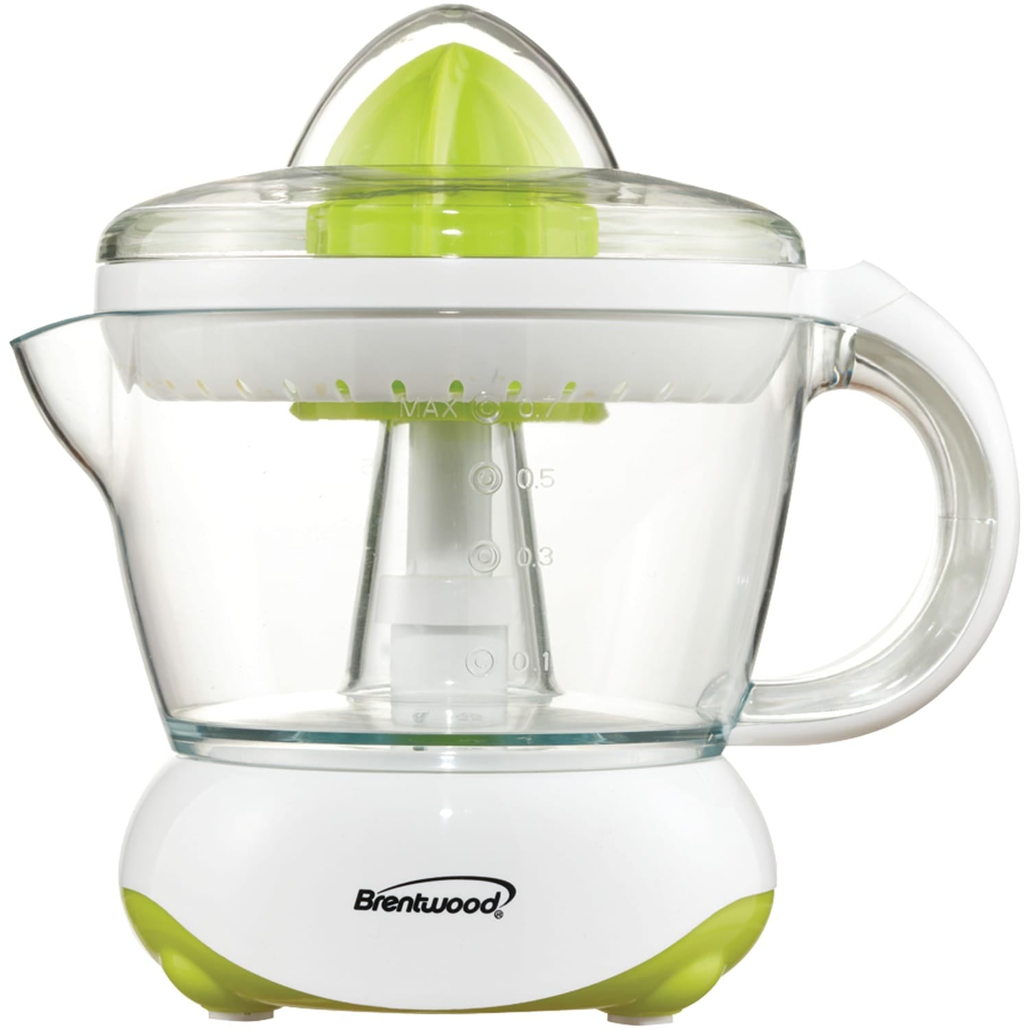 Brentwood Electric Citrus Juicer, 24 Oz., White