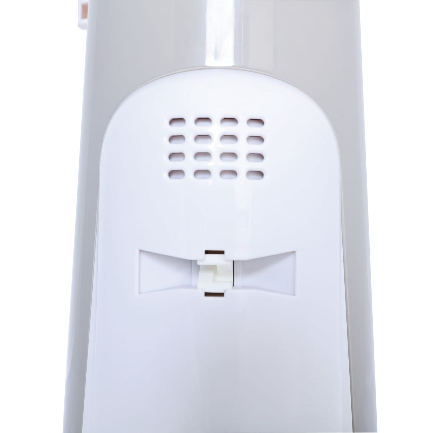 Brentwood Tall Electric Can Opener with Knife Sharpener & Bottle Opener, White