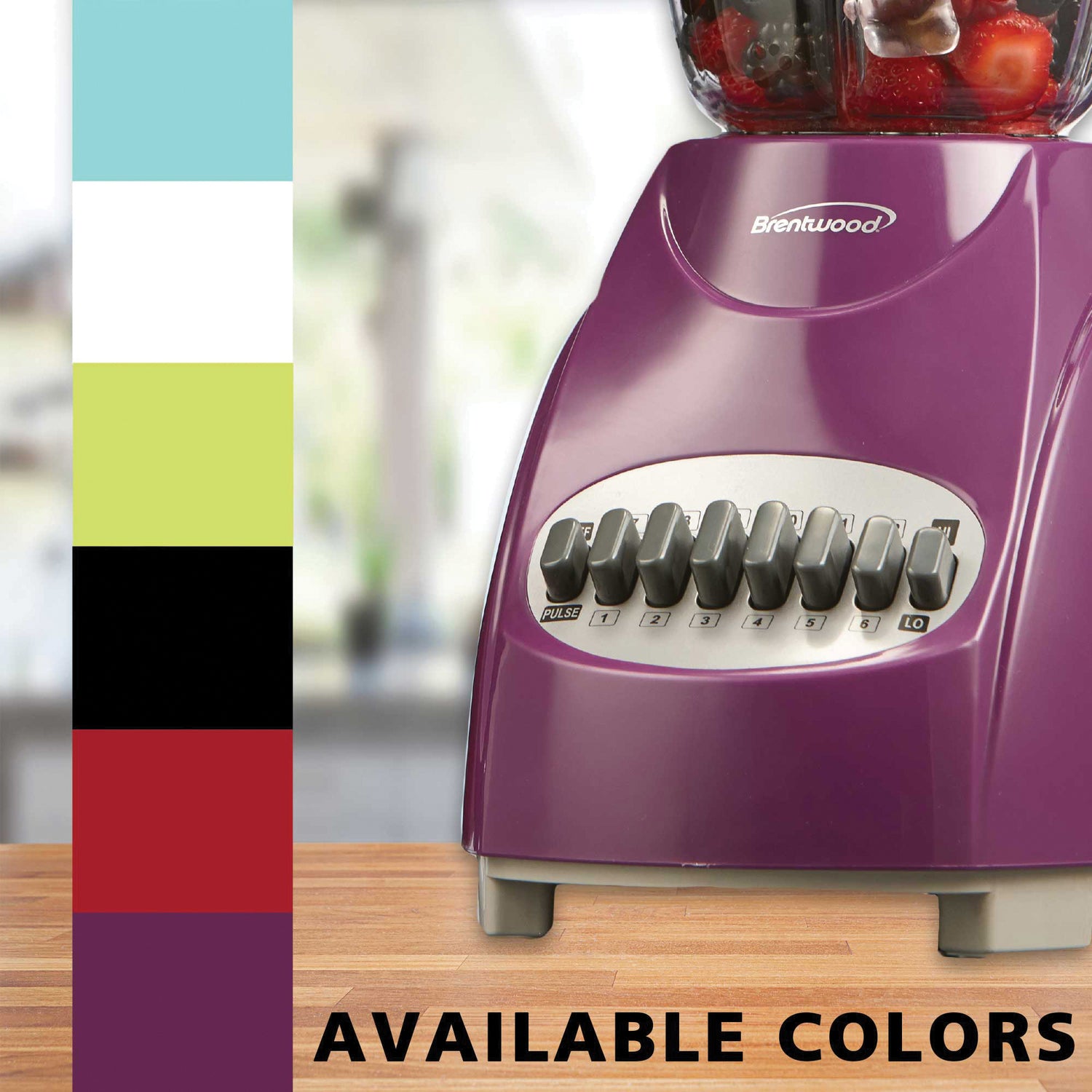 Brentwood 50-Ounce 12-Speed + Pulse Blender, Purple