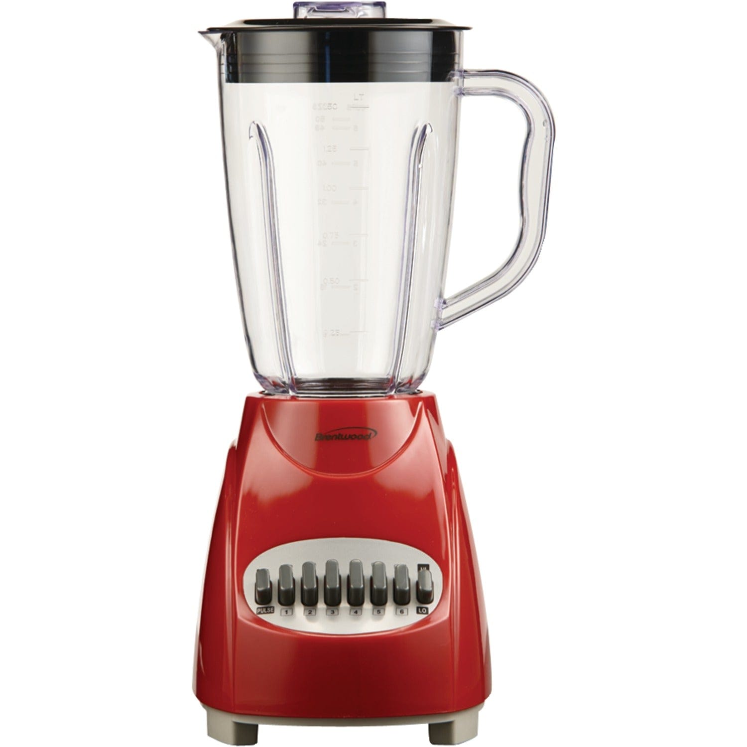 Brentwood 50-Ounce 12-Speed + Pulse Blender, Red