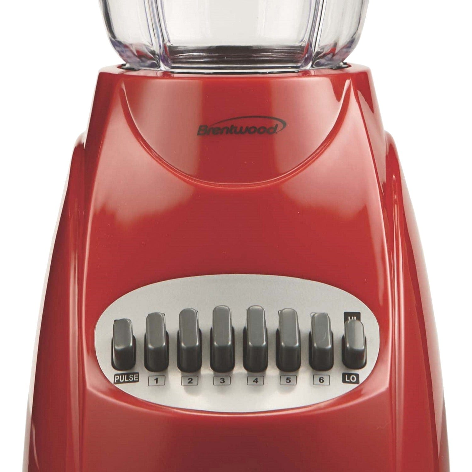 Brentwood 50-Ounce 12-Speed + Pulse Blender, Red