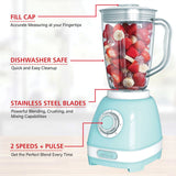 Brentwood 2-Speed Retro Blender with 50-Ounce Plastic Jar