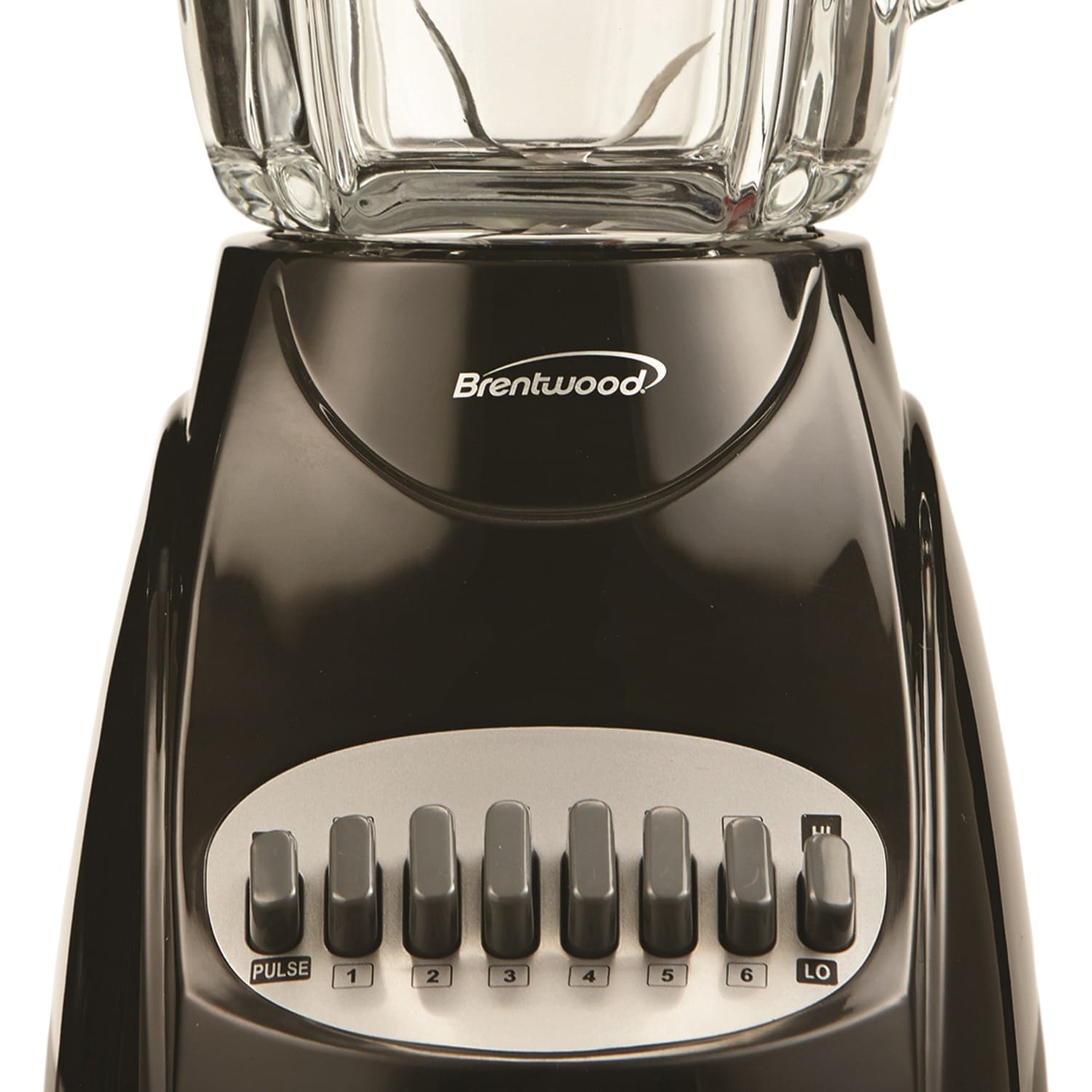 Brentwood 42-Ounce 12-Speed + Pulse Electric Blender with Glass Jar, Black