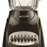 Brentwood 42-Ounce 12-Speed + Pulse Electric Blender with Glass Jar, Black