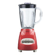Brentwood 42-Ounce 12-Speed + Pulse Electric Blender with Glass Jar, Red