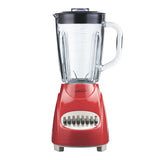 Brentwood 42-Ounce 12-Speed + Pulse Electric Blender with Glass Jar, Red