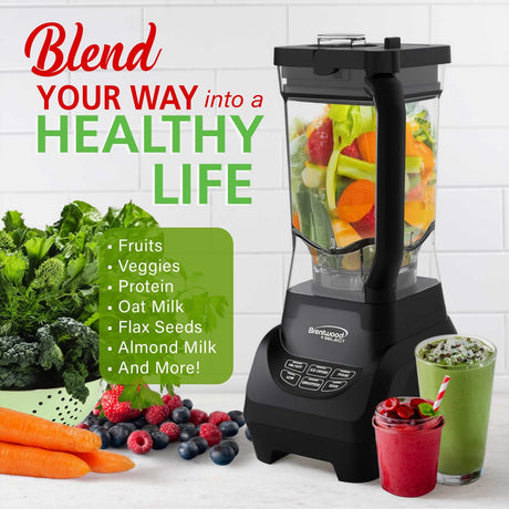Brentwood Select 8.5-Cup 1000-Watt Professional Smart Blender, Black